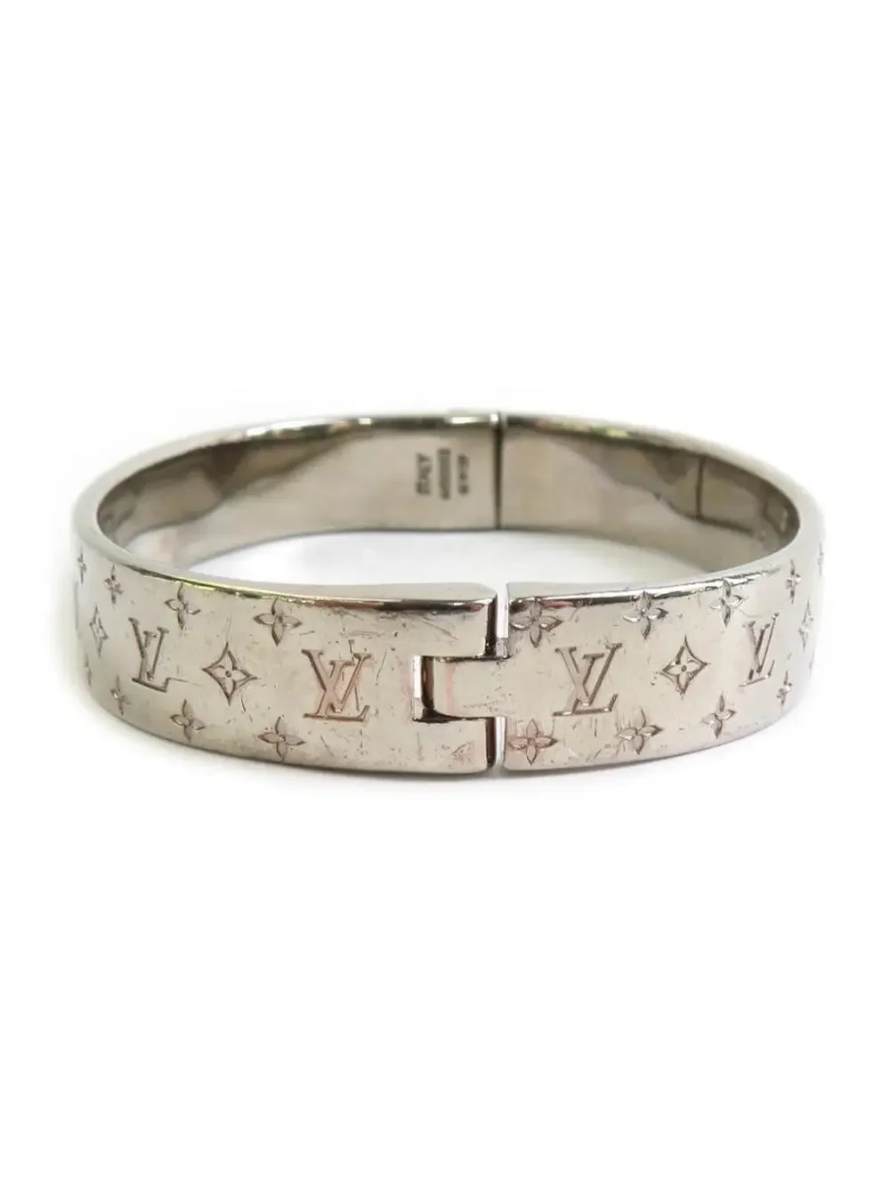 Auth Louis Vuitton Cuff Nanogram Bangla #302859L25B